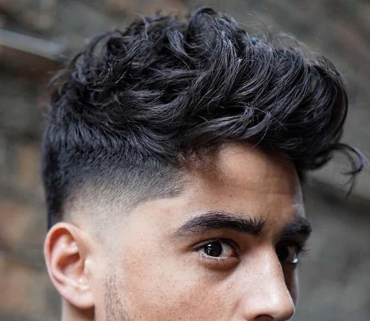 Comb Over With Low Taper Fade
