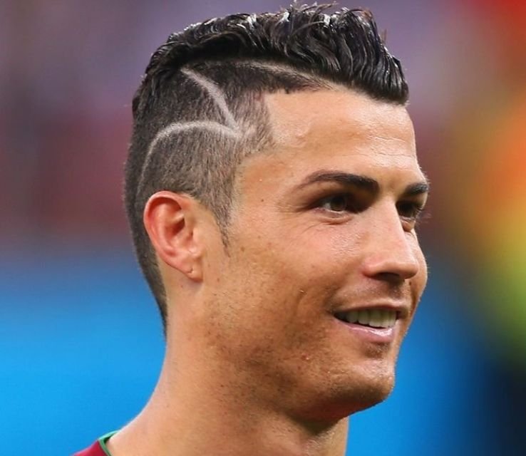 Cristiano Ronaldo – Slick Back Fade