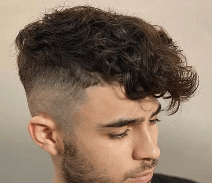 Fringe With Low Taper Fade