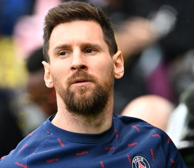 Lionel Messi – Spiky Crew Cut with Taper Fade