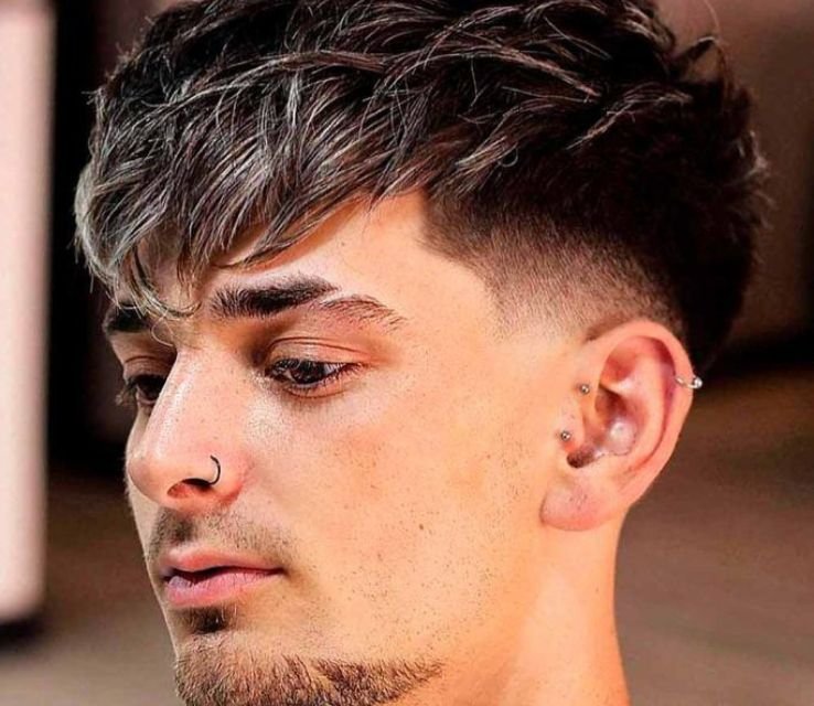 Low Taper Fade With Curly Hair