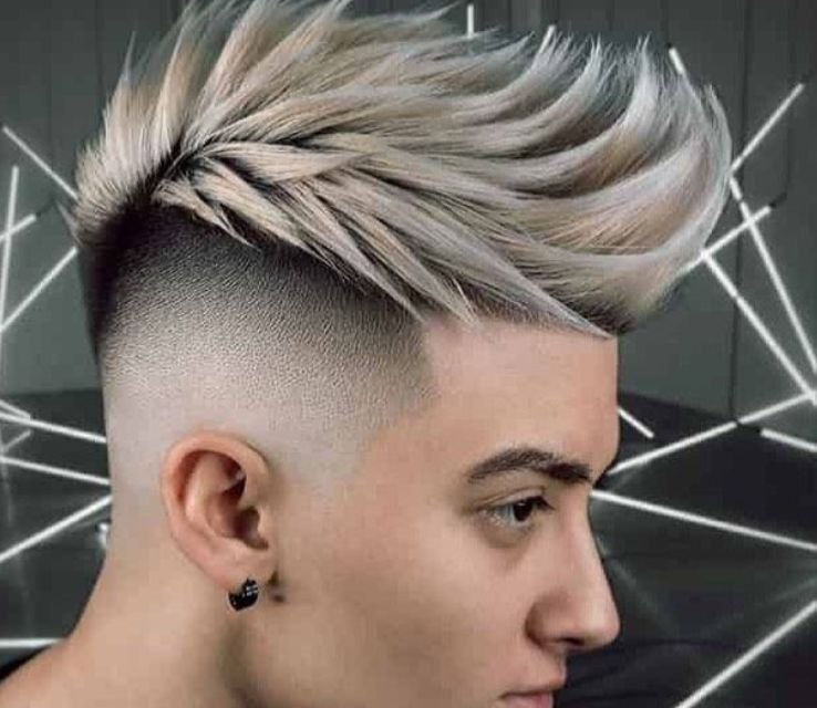 Man Bun With Undercut Fade