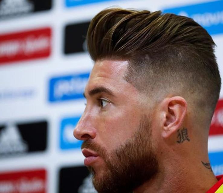 Sergio Ramos – Slicked Back Undercut