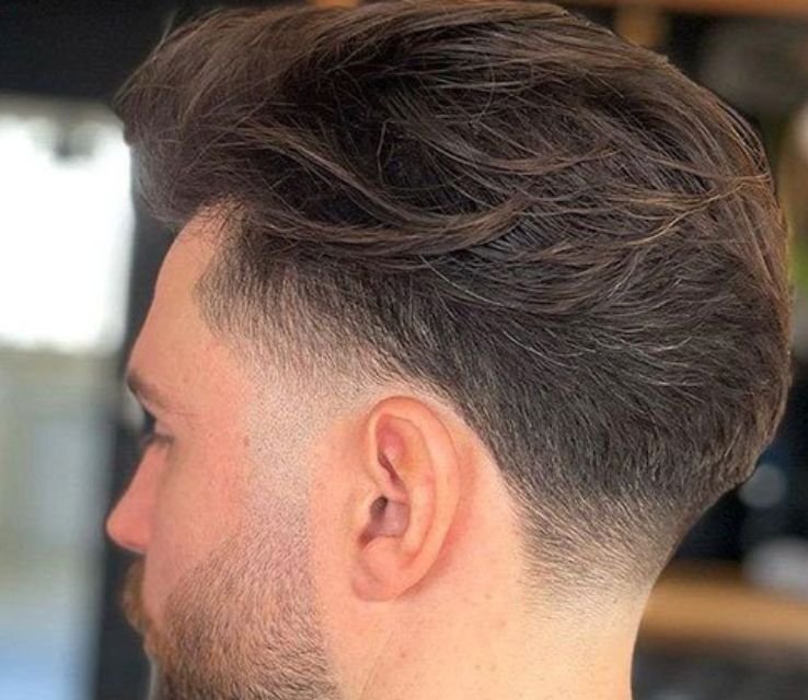 Textured French Crop With Low Taper Fade