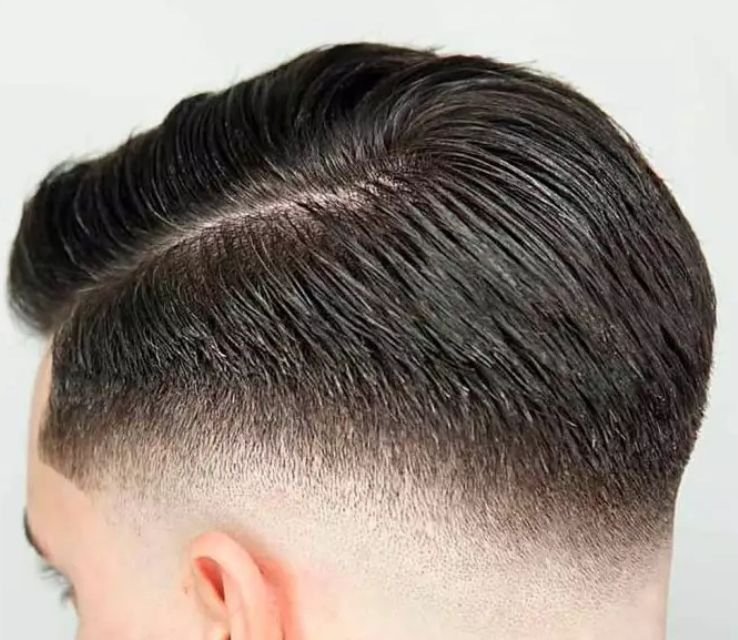 Textured Short Hair With Low Taper Fade