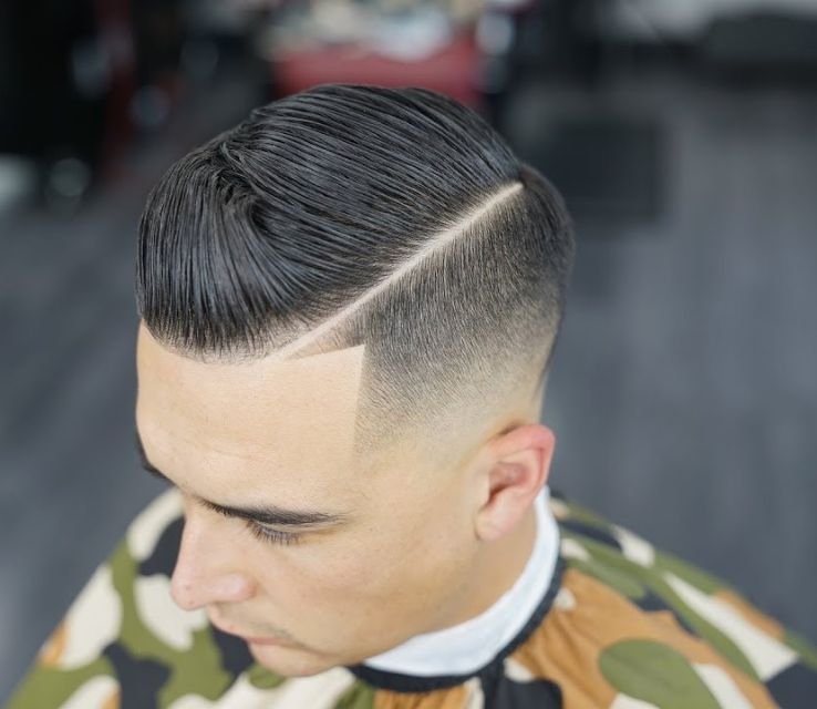 The Comb Over Fade