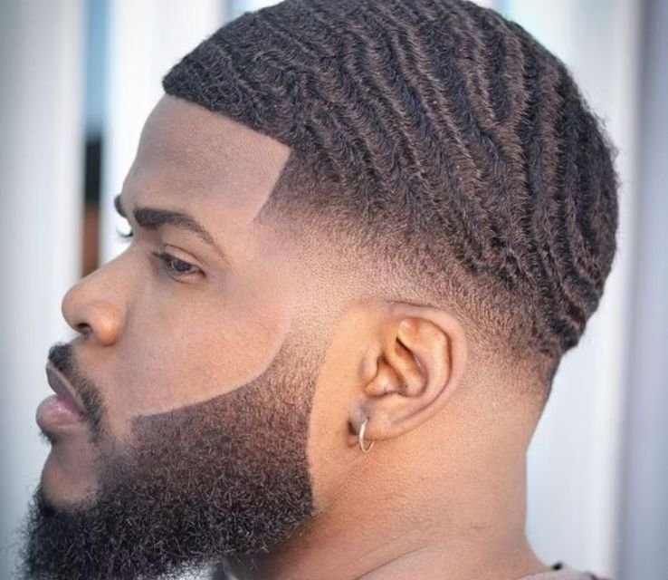 360 Waves Haircut for Black Boys