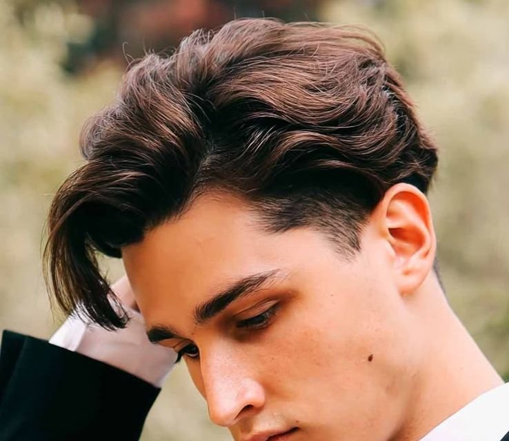 Brushed Back Waves For Men