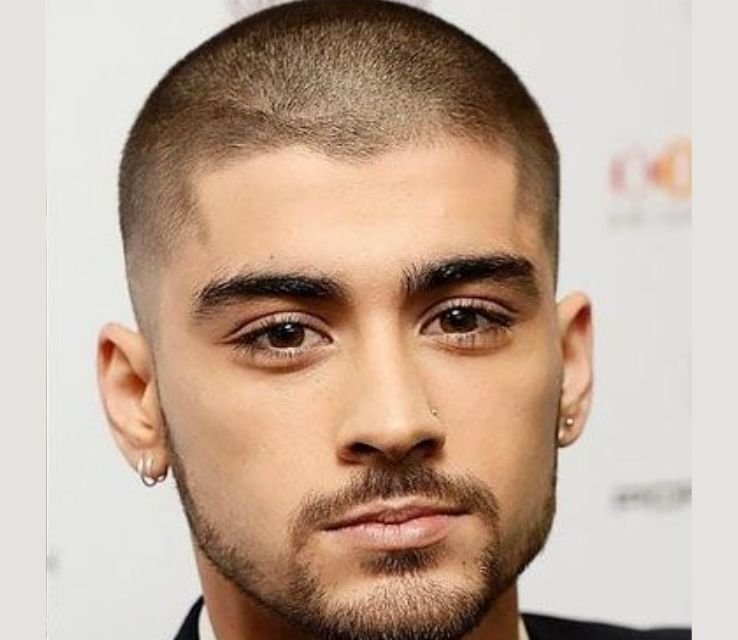 Buzz Haircut Oval Face Men