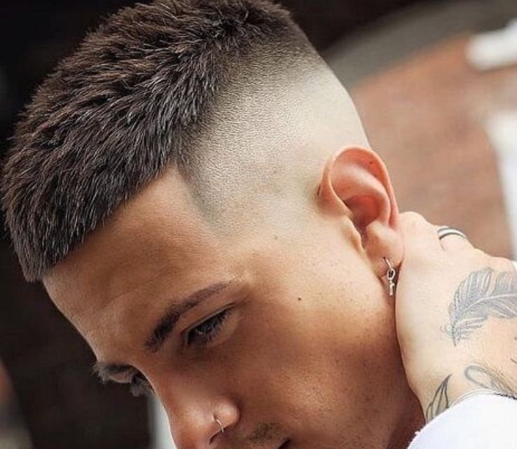 Crew Cut Short Hairstyle for Men