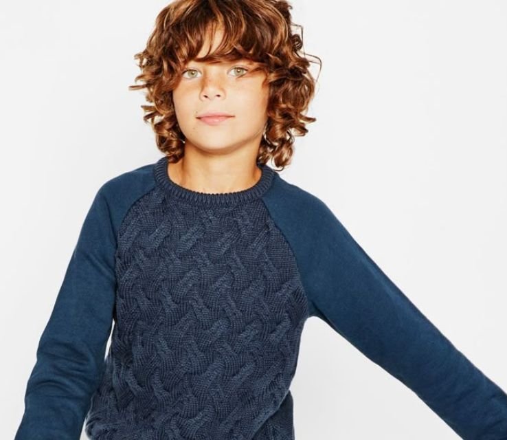 Curly Hair Boy Kid