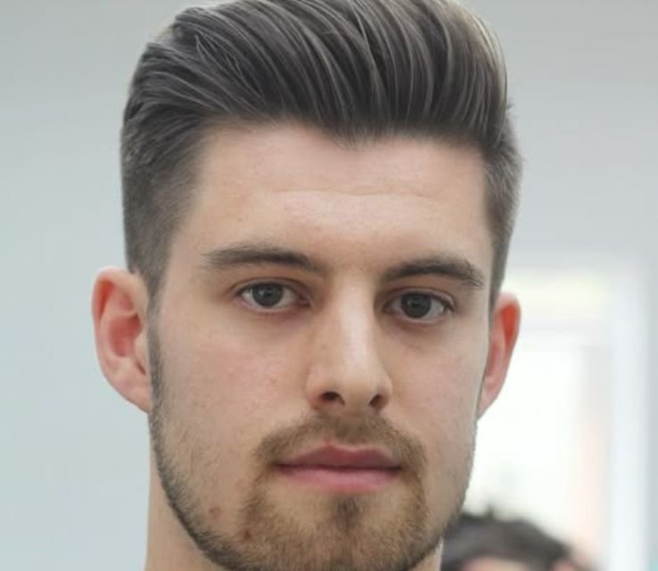 Fade Short Hairstyles for Oval Face Men