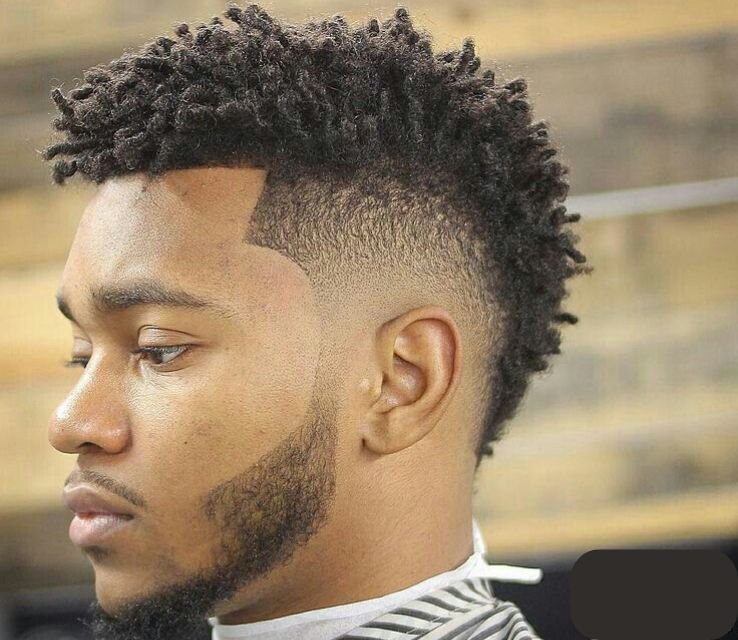 Fohawk Black Men Hairstyle
