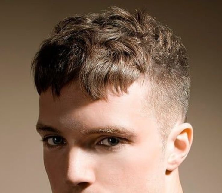 French Crop Haircut without Beard