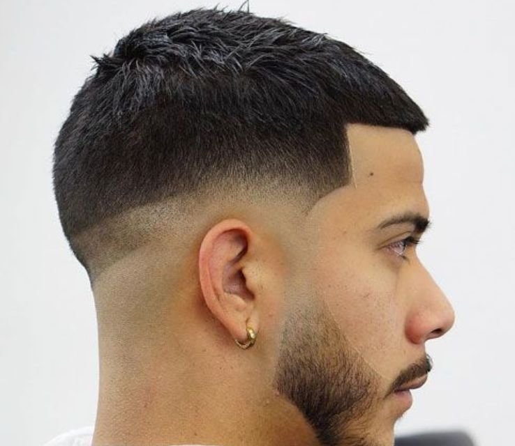 French Crop Semi Short Haircut for Guys