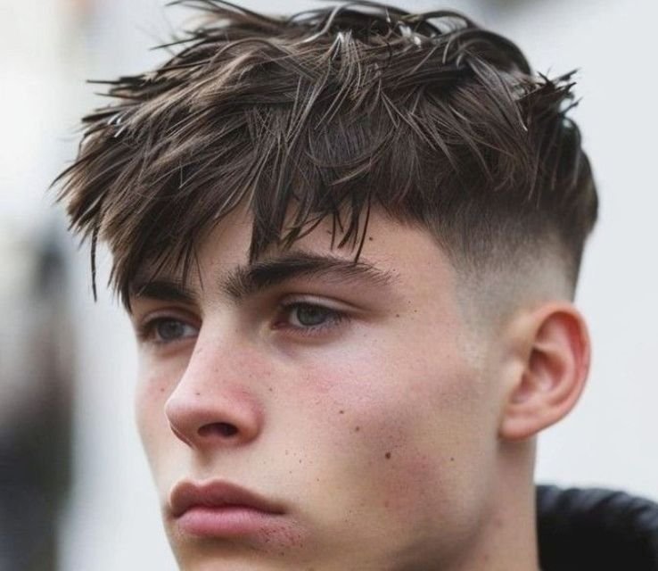 Messy Textured Crop haircut