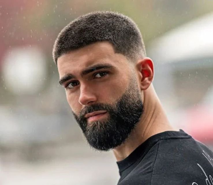 Neat Brush Cut For Men