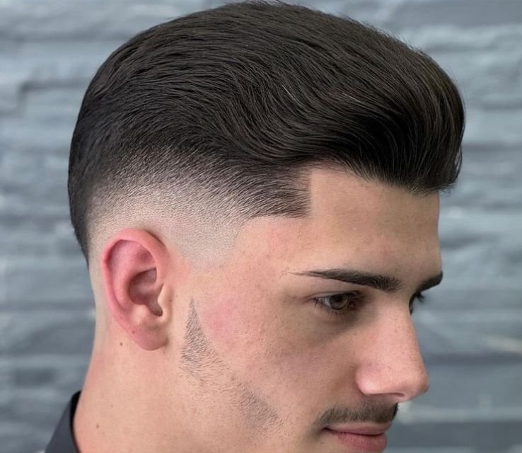 Slick Back Haircut For Men
