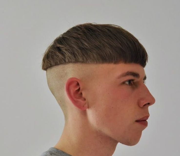 Taper Fade Bowl Cut For Men