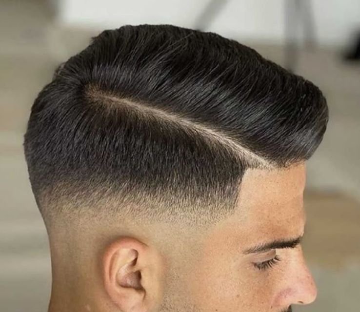 Taper Fade With Comb Over