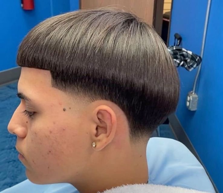 Textured Bowl Cut For Men