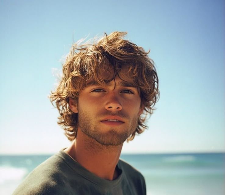 The Surfer Shag Haircuts for Men