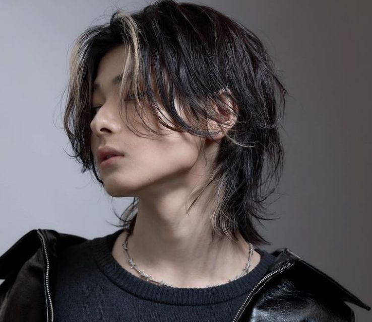 Wolf Cut for Men with Medium Hair