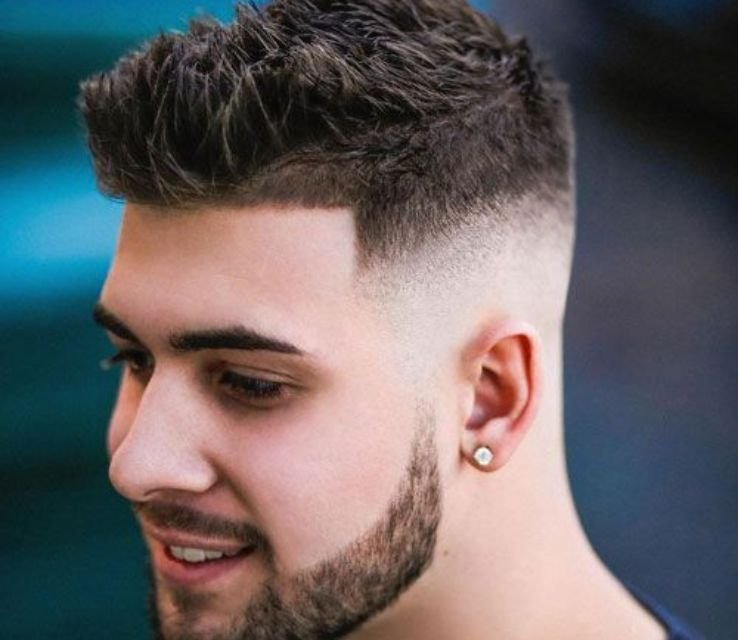 Mid Fade With Spikes On Top