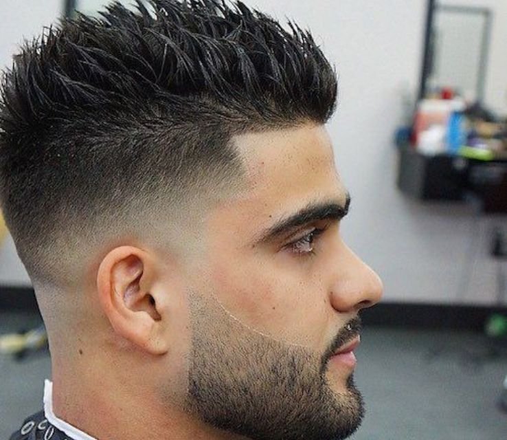 Skin Fade Haircut With Spikes